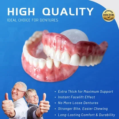 NESLEMY™-🦷Advanced Customized Full Denture Set🦷——Self-adsorbed in the mouth, comfortable to wear, worry-free chewing——your exclusive denture solution  (⏰Limited time discount last 30 minutes⏰)